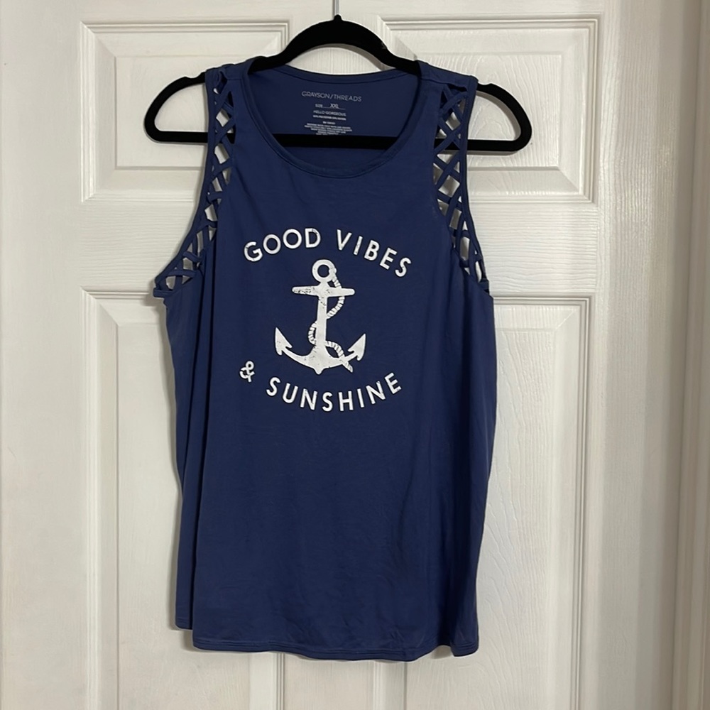 Good Vibes & Sunshine tank top